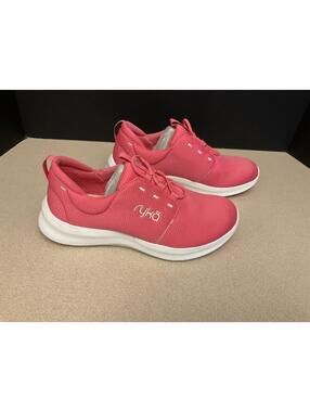 New! Womens Ryka Renew Recovery Hot Pink Bungee Slip-On Shoes. Size 7.5 Wide.